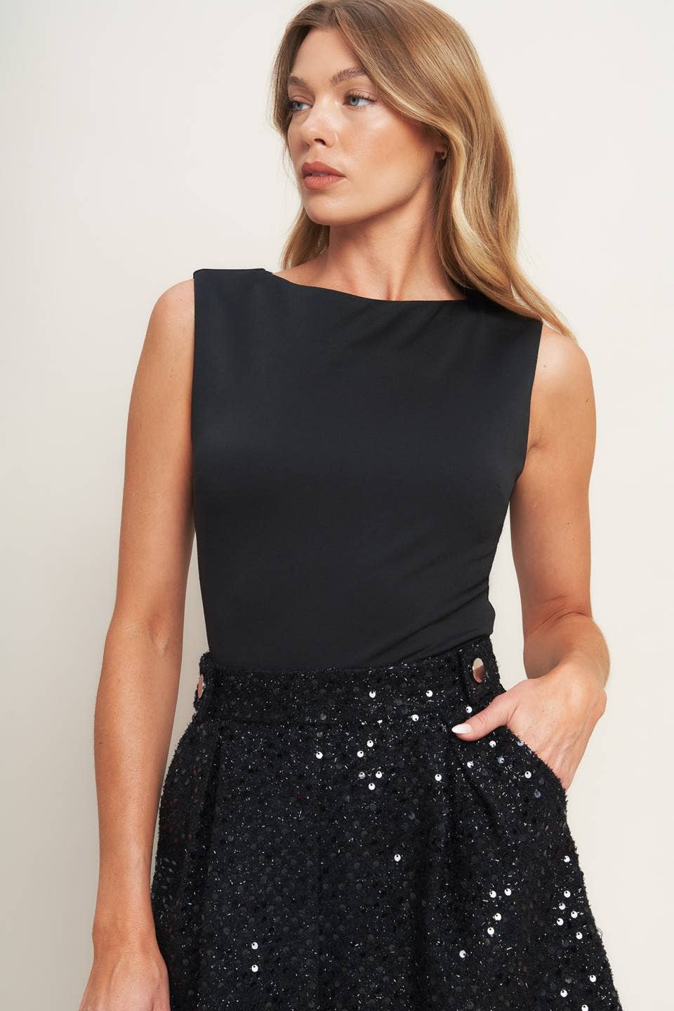 Midnight Glam Romper