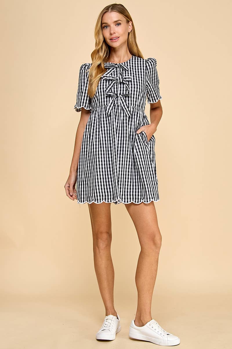 Game Day Front Bow Dress