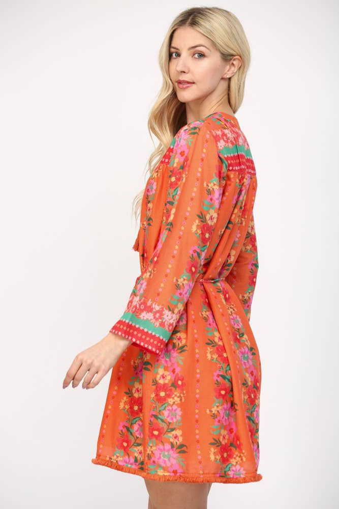 Mini Charming Floral Dress