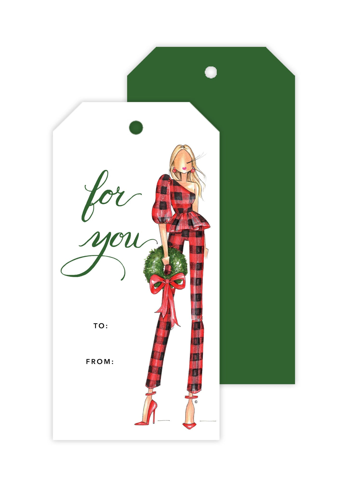 Brittany Fuson "Peppermint" Gift Tags