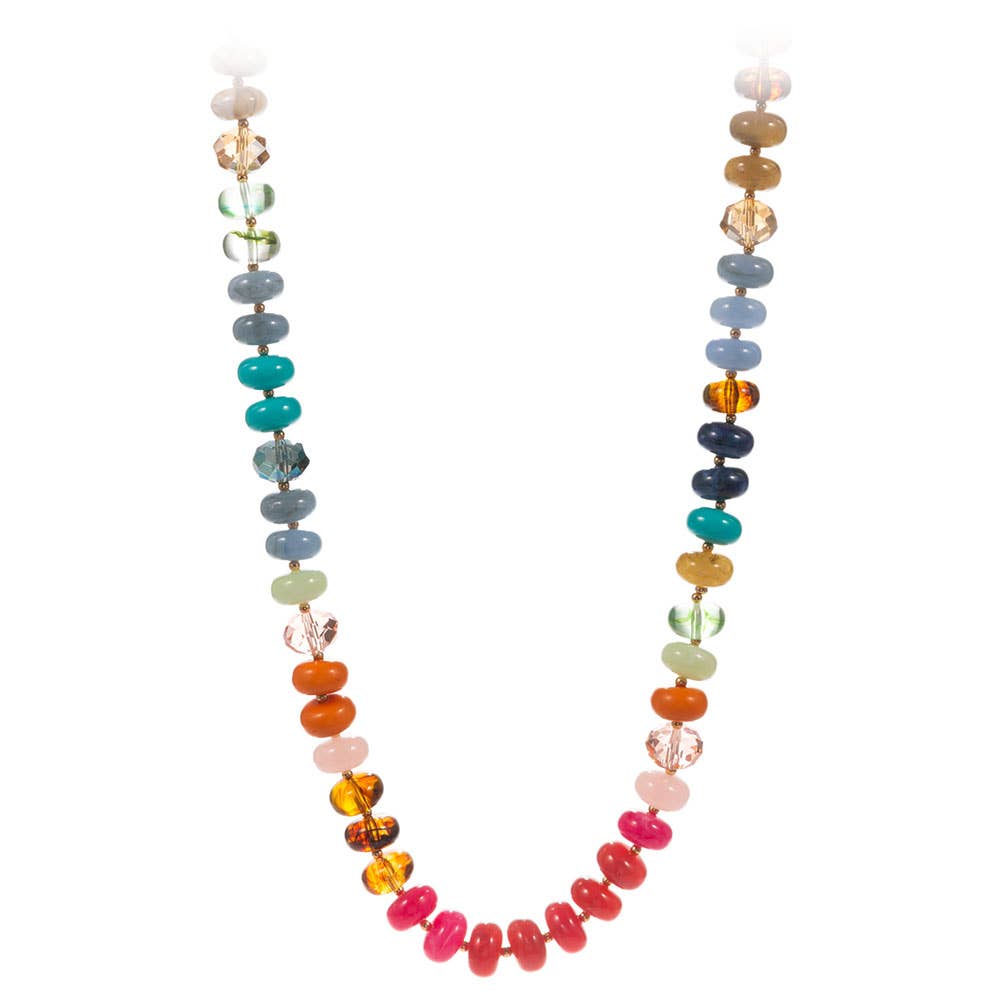 Gradient Multi Beaded Necklace