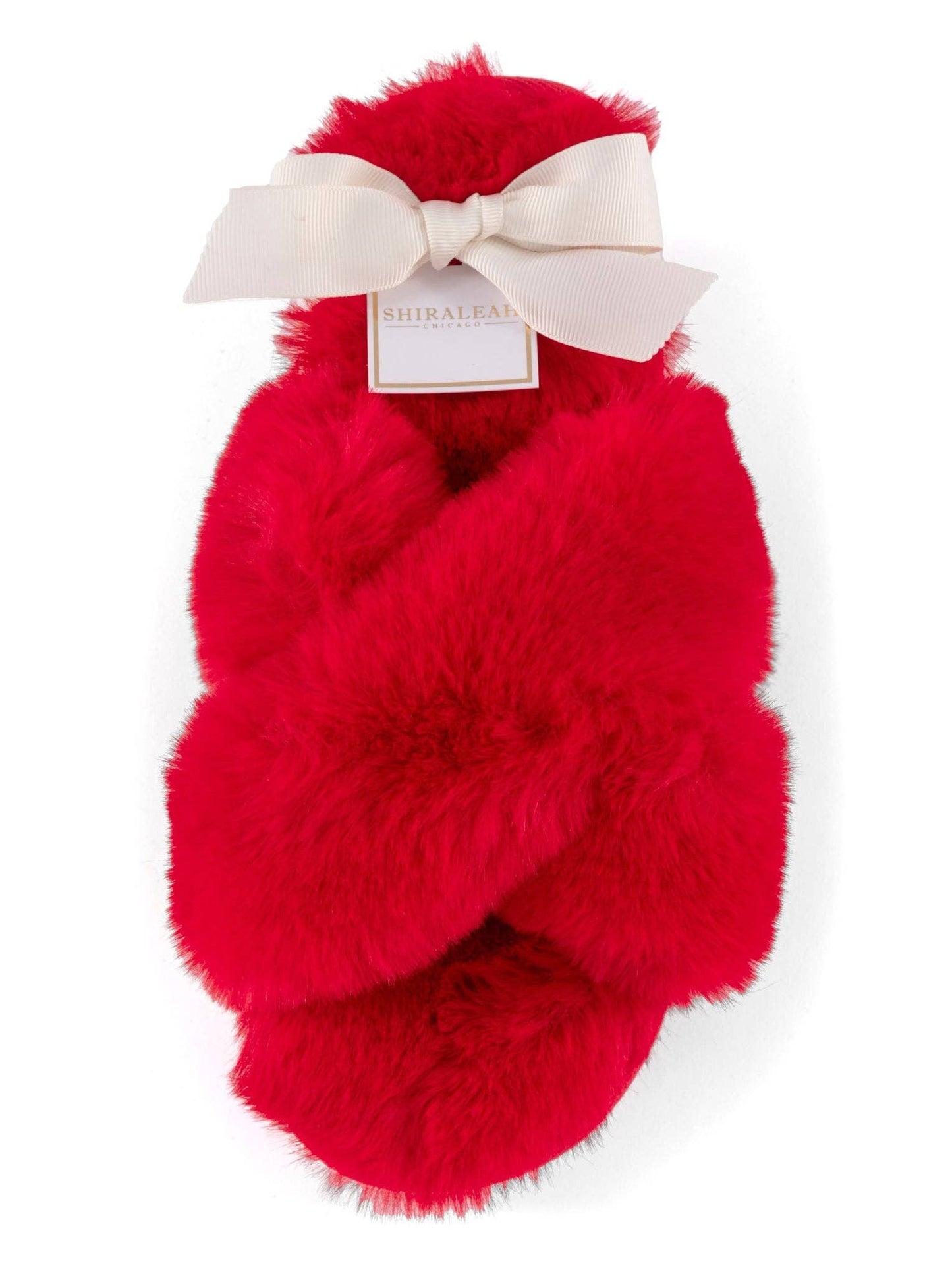 Perfect Plush Red Slippers