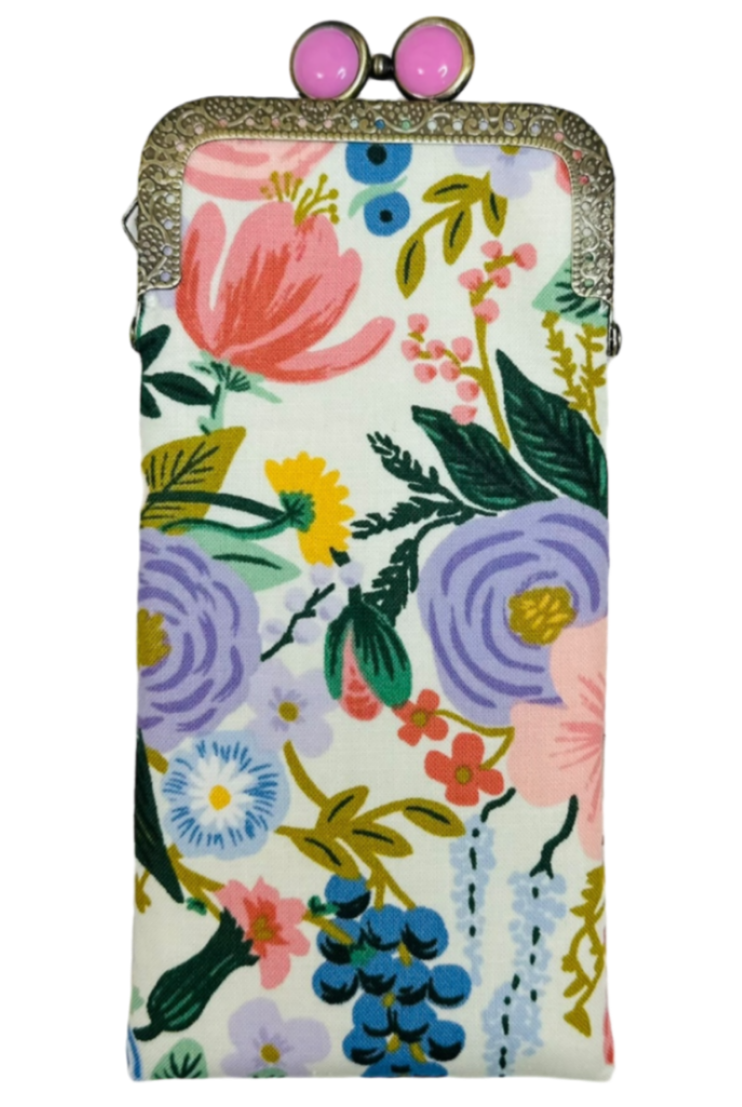Garden Party Eyeglass Case in Ivory