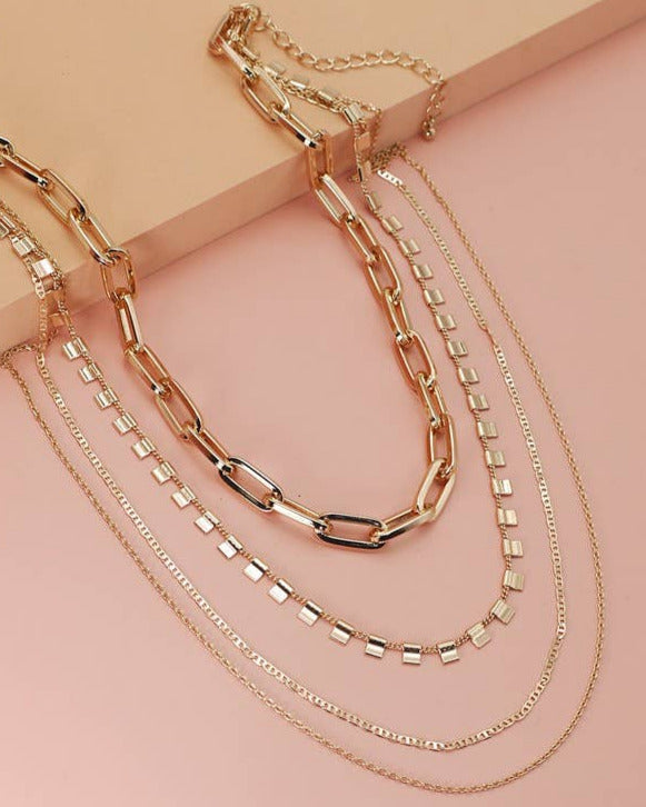 4 Layer Chunky Necklace