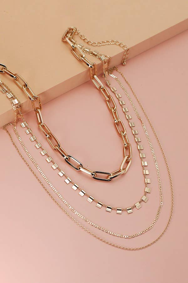 4 Layer Chunky Necklace