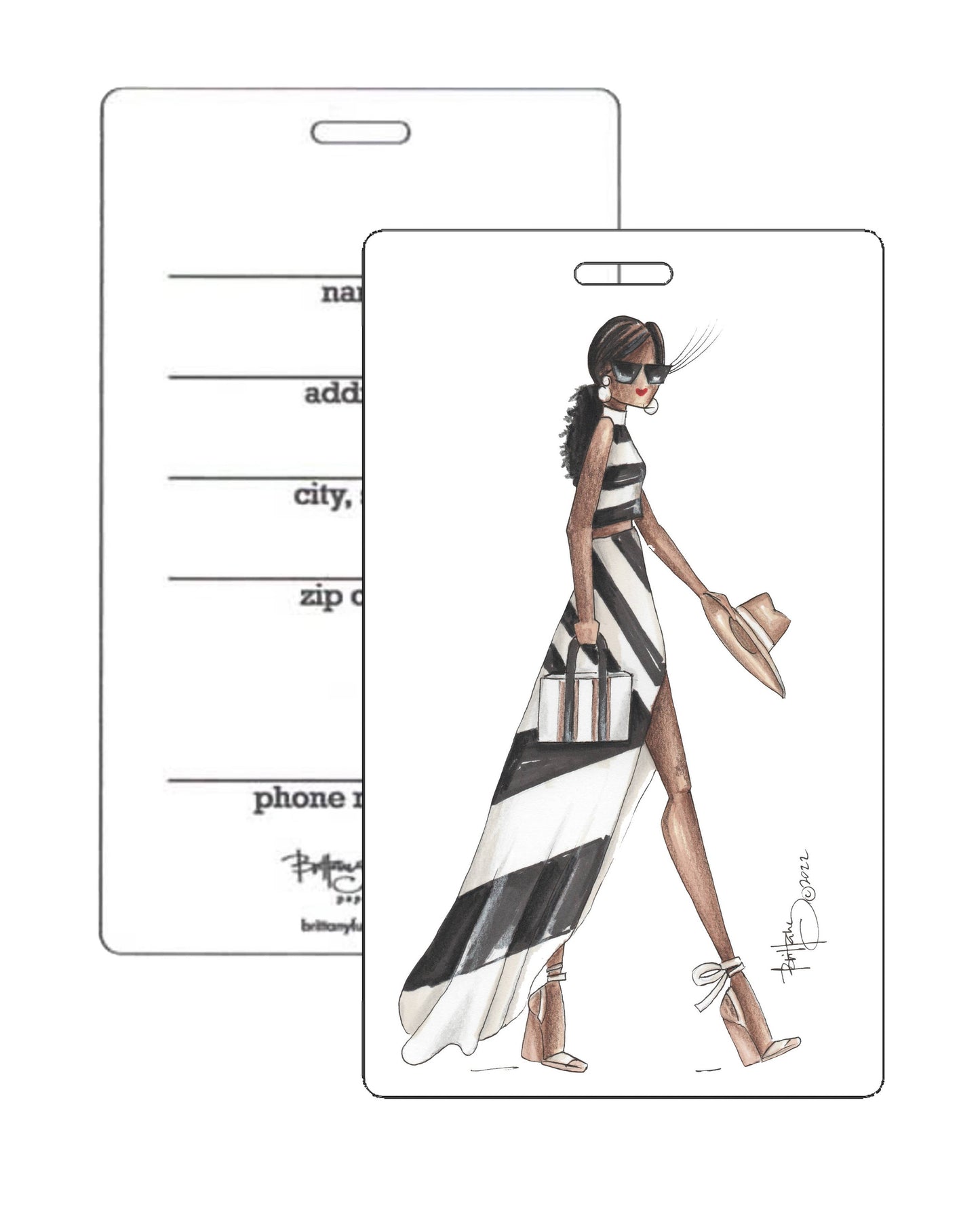 Brittany Fuson "Tori" Luggage Tag