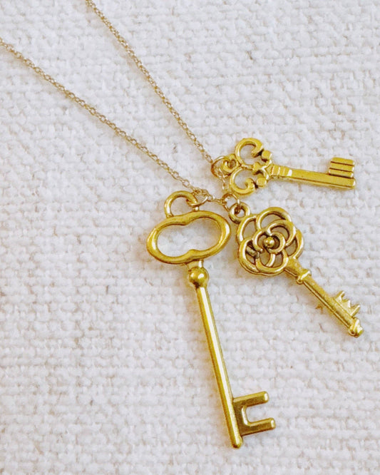 Secret Garden Key Necklace