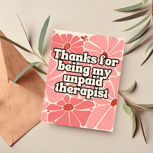 Funny Thank You Card for Friend
