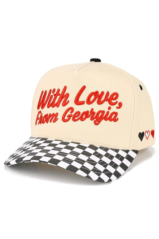 With Love, From Georgia Embroidered Hat