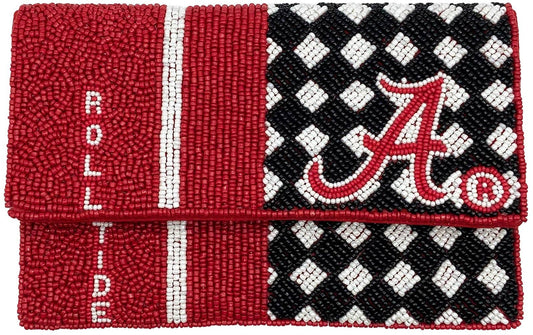 Roll Tide Beaded Cross Body BAG