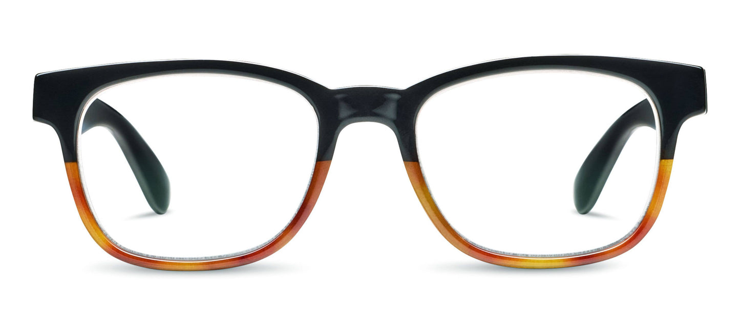 Waverly Black/Amber Tortoise Readers