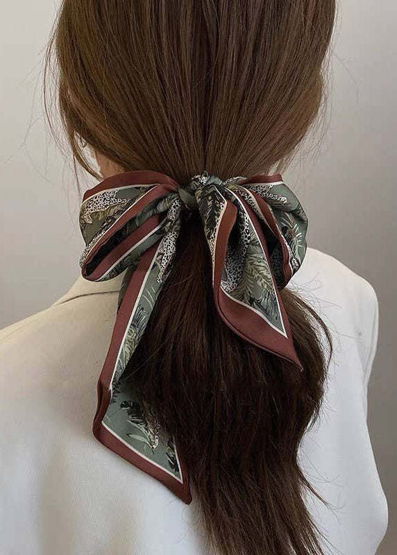 Jungle Leopard Satin Scarf