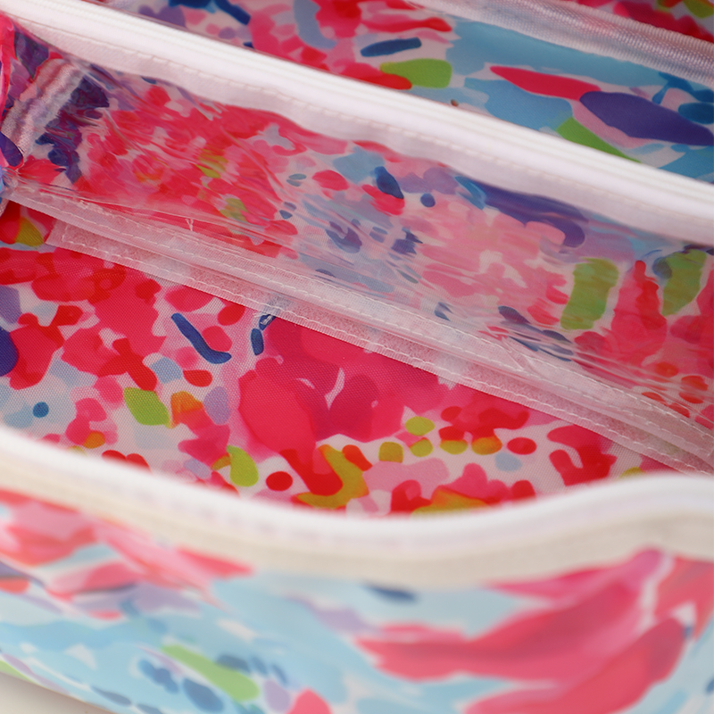 Petal Splash Cosmetic Carryall Case