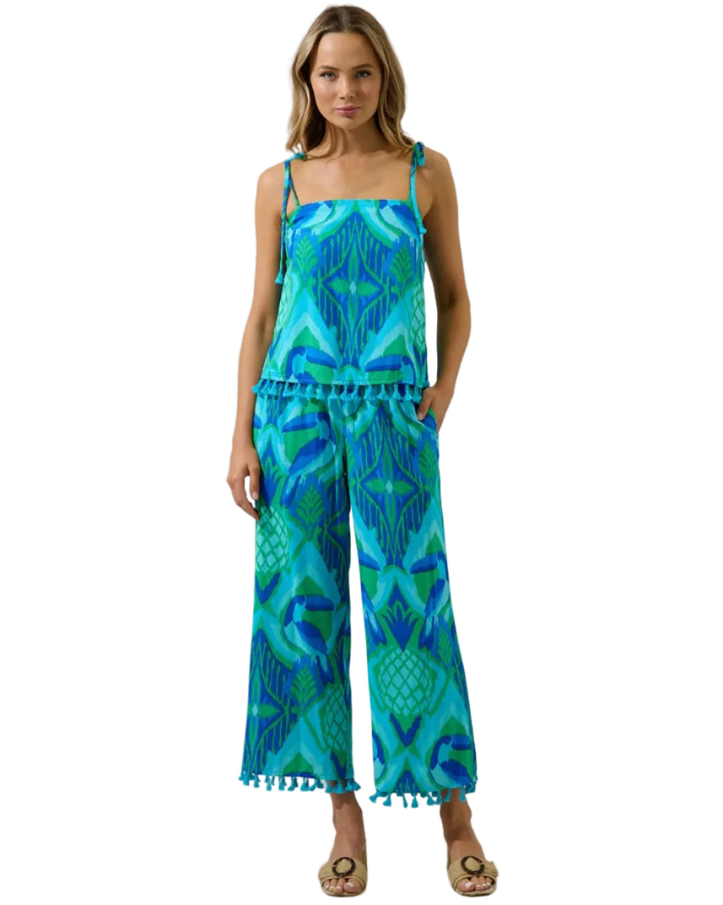 Blissy Tropical Hanie Flare Set