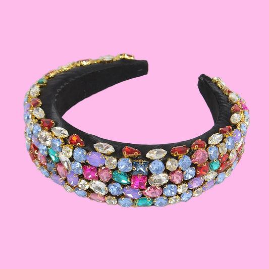 Rainbow Royalty Jewel Headband