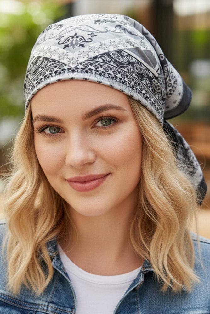 Paisley and Arabesque Oriental Print Bandanas