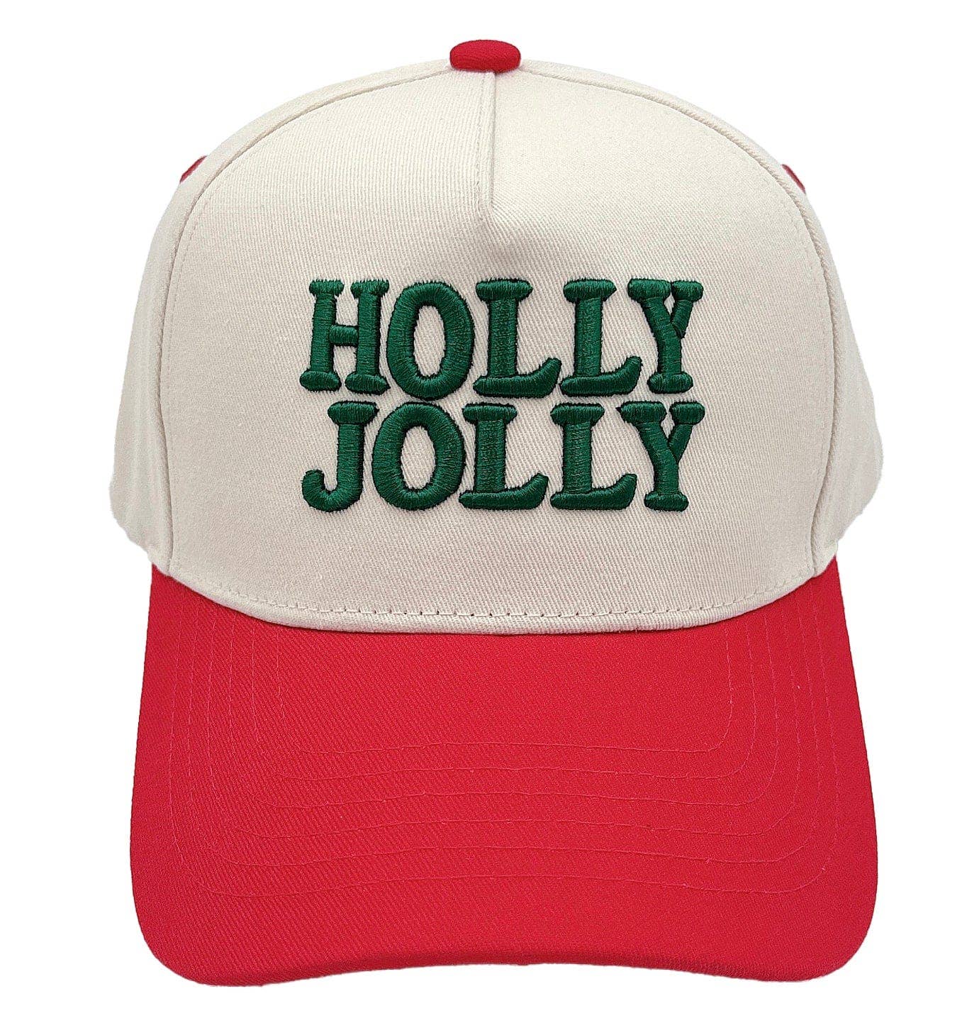 Holly Jolly Baseball Hat