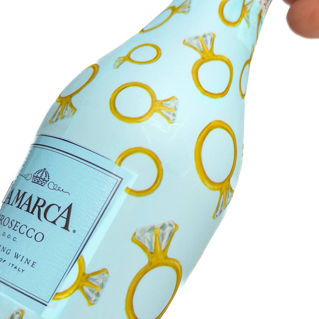 Blue Engagement Ring - MINI Prosecco Collection 6PK