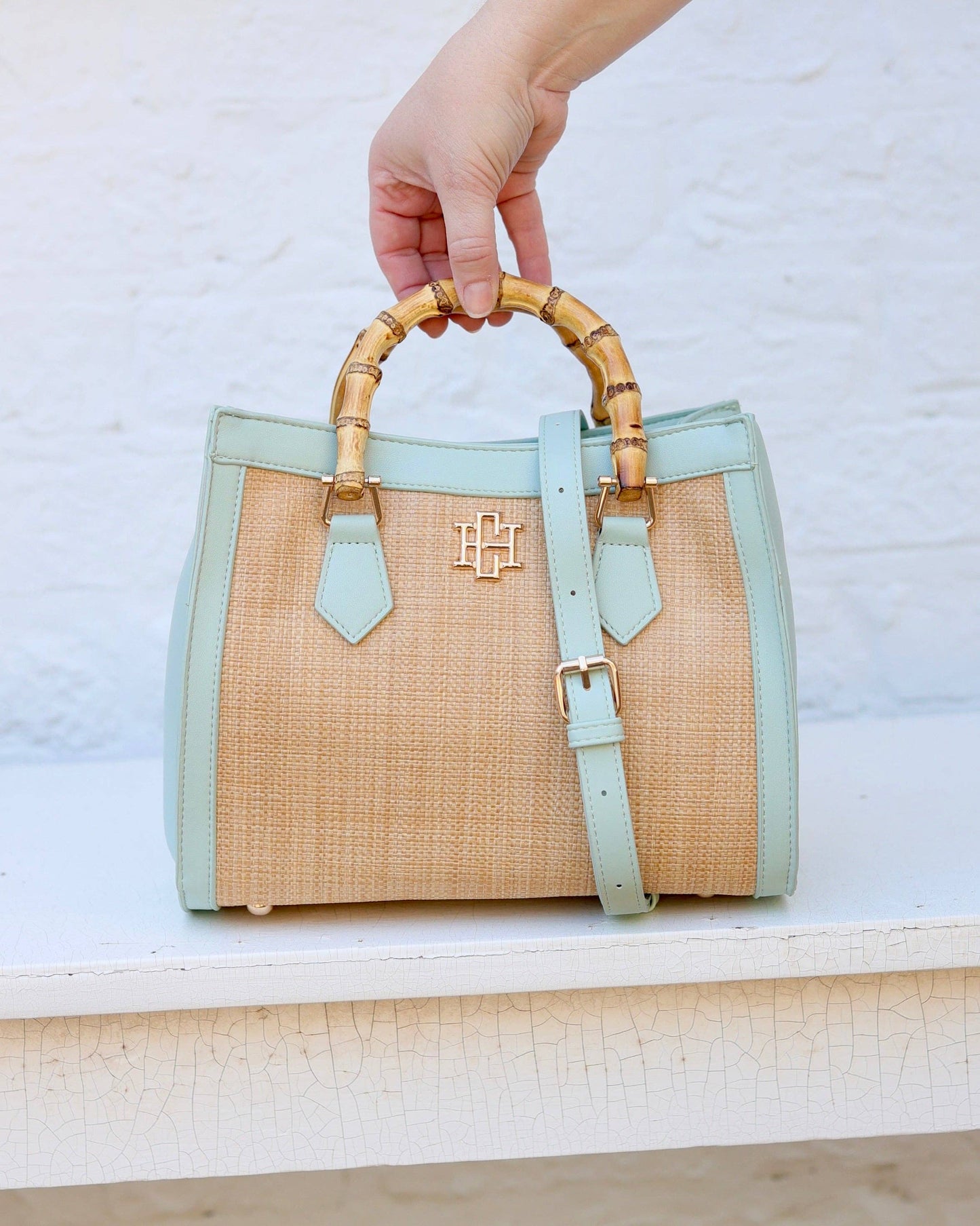 Kennedy Tote Natural Mint