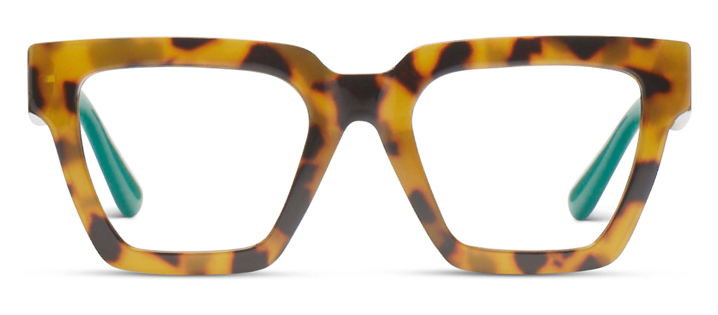 Peepers Sterling Tokyo Tortoise Green Readers