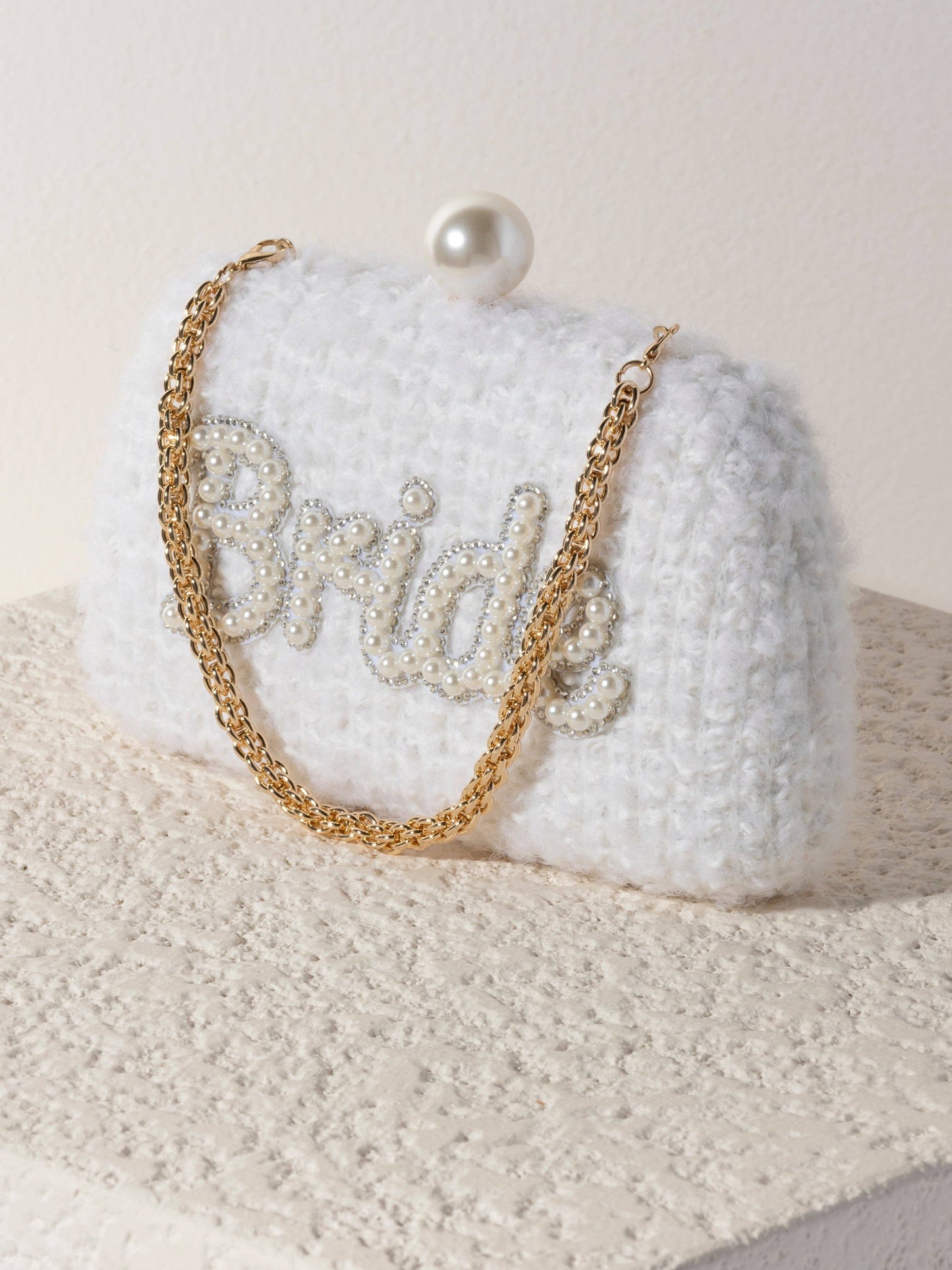 I'm The Bride Pearl Clutch