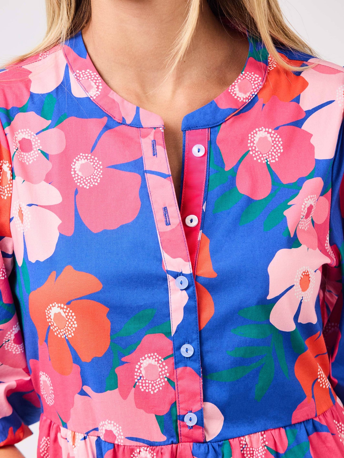 Riley Petal Pop Blue Dress