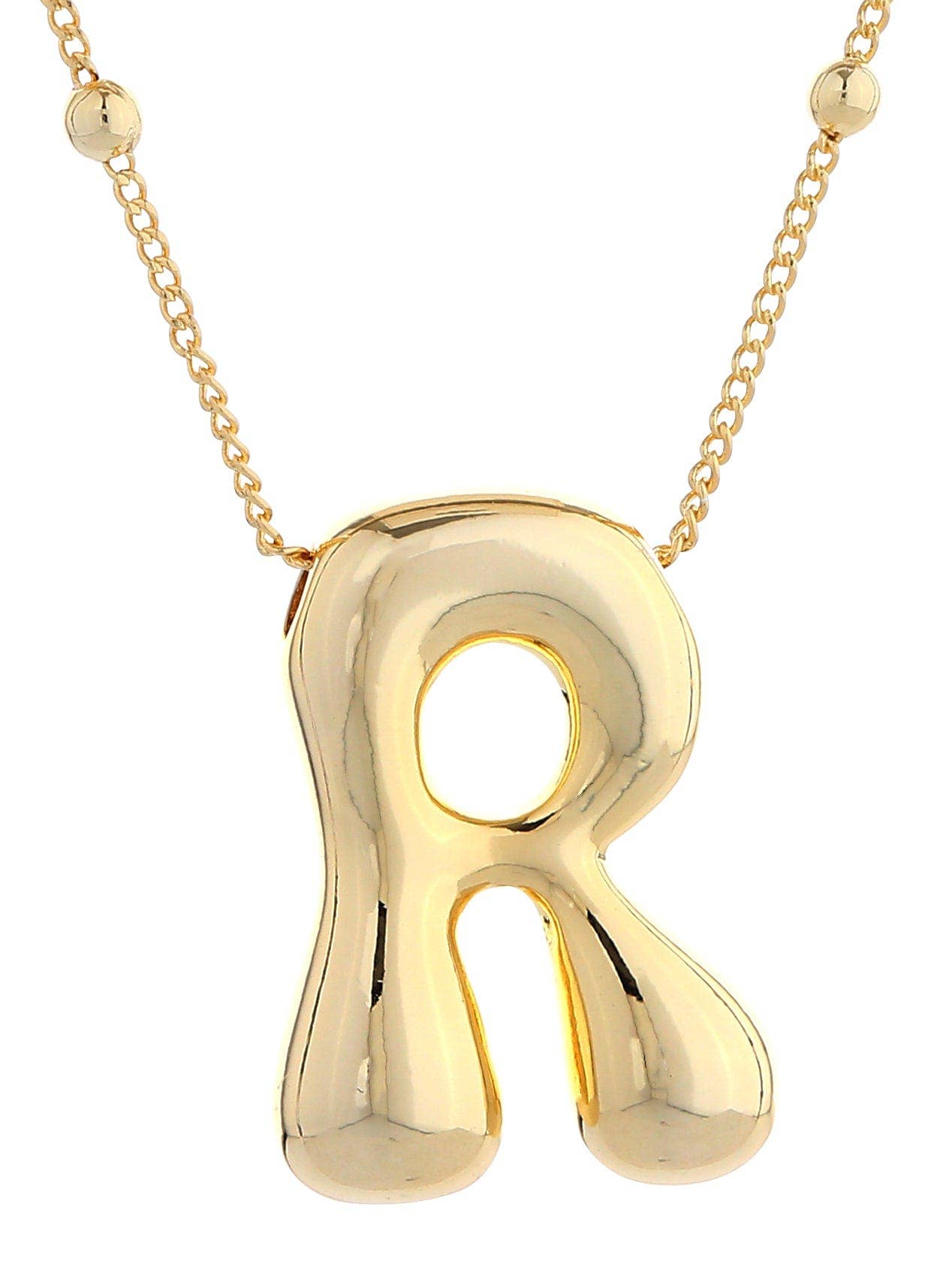 Bubble Initial Necklace