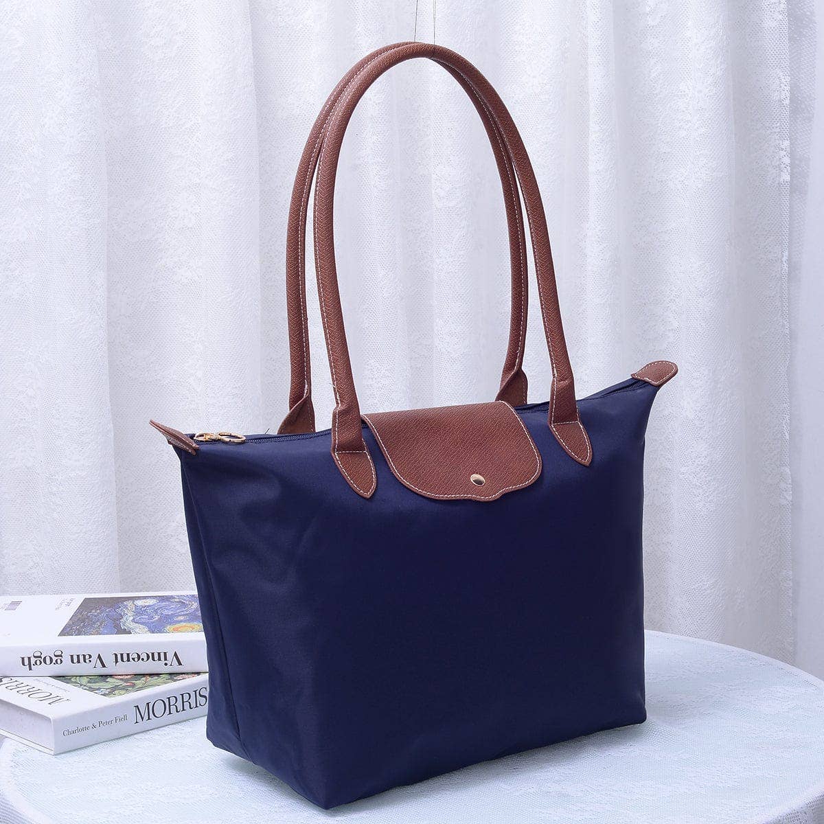 Trendy Nylon Zip Tote