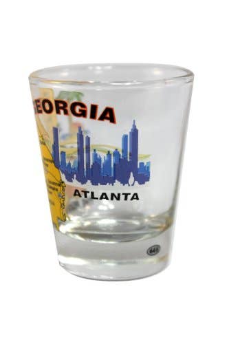 Georgia State Shot Glass 2 oz