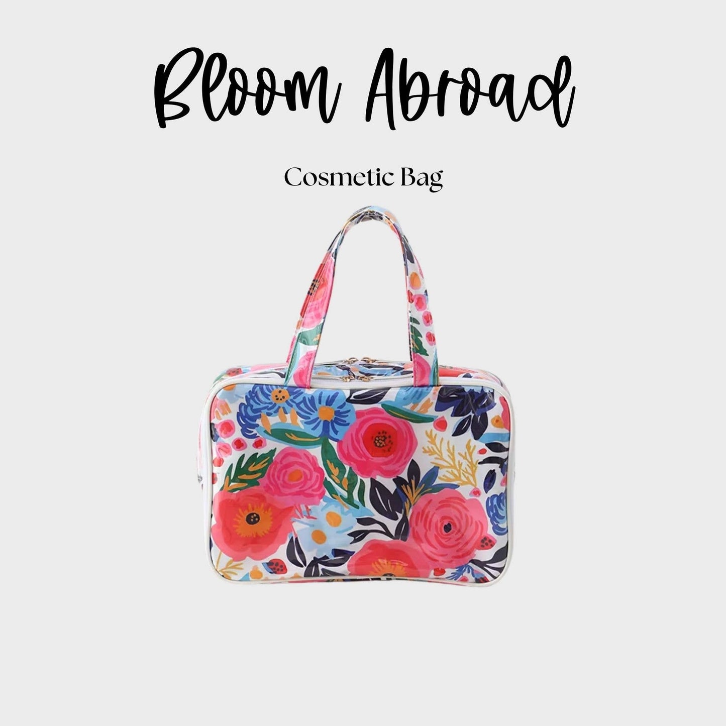 Bloom Abroad Waterproof Cosmetic Case