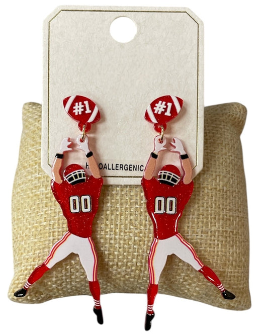 Go Dawgs Player Earrings