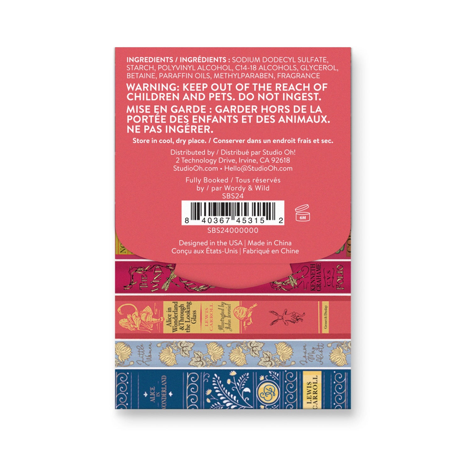 Fully Booked Single-Use Soap Sheets
