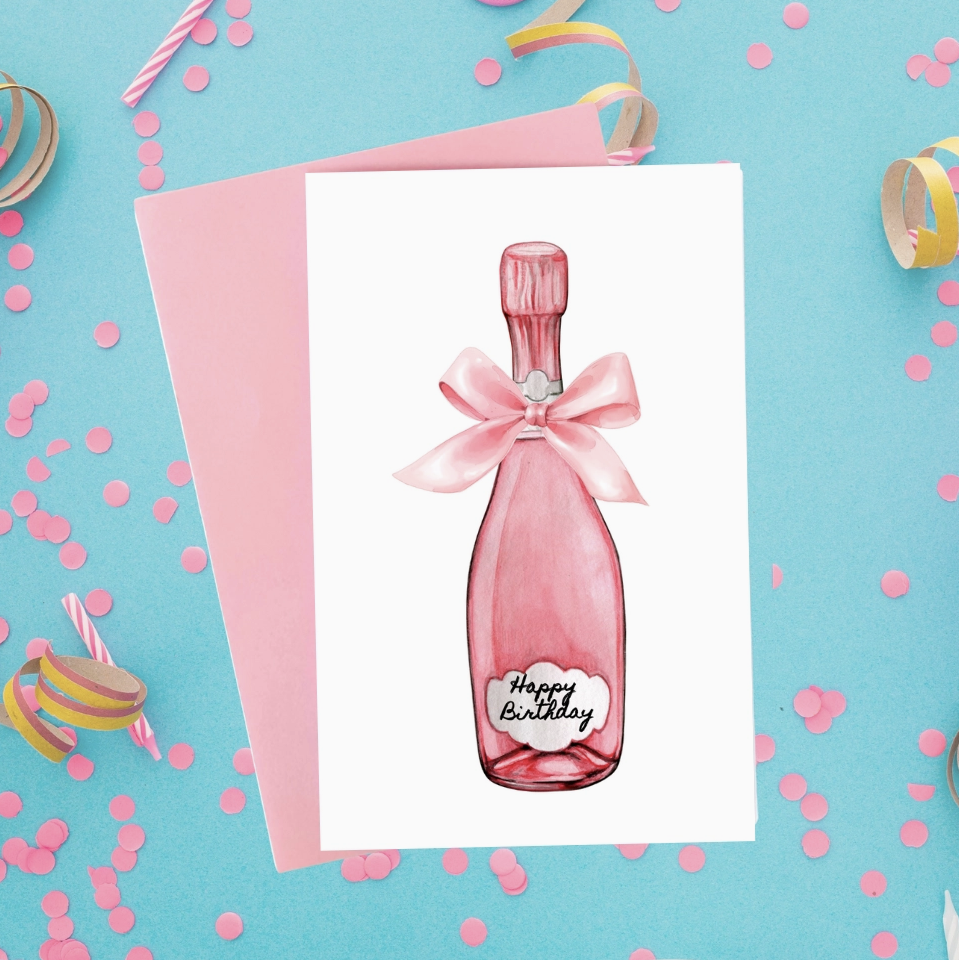 Happy Birthday Bottle