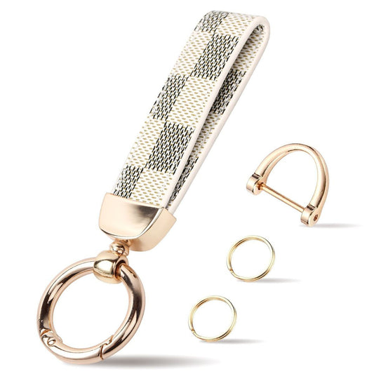 Luxury Check Key Chains
