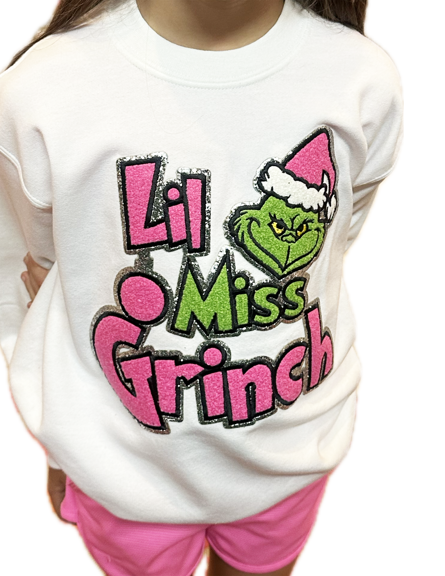 Little Miss Grinch Youth Sweatshirt