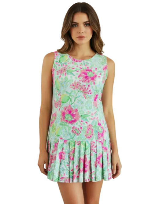 Leonor Flair Dress Pink