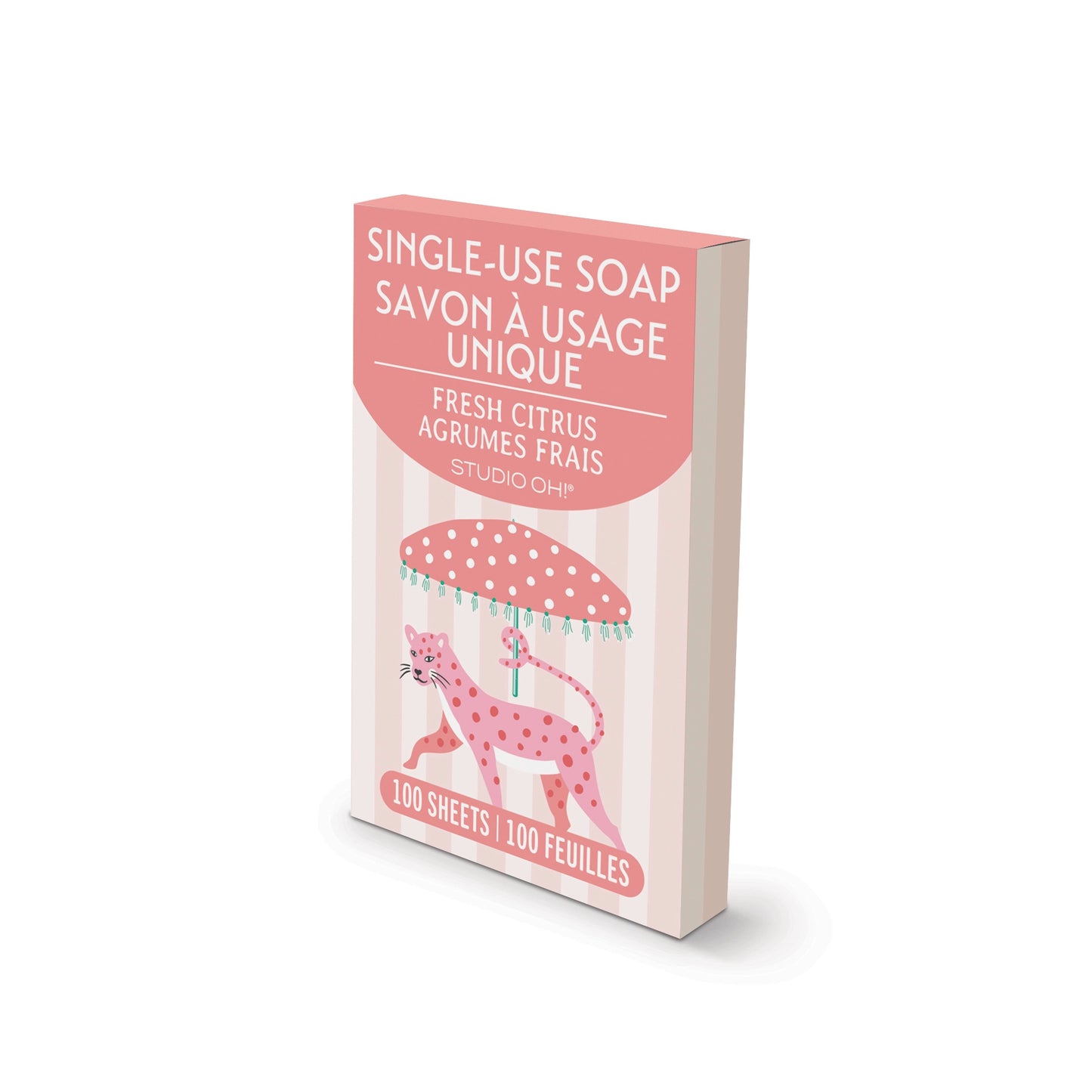 Leopard On Parade Single-Use Soap Sheets