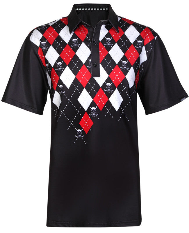 Monster Cool-Stretch Golf Shirt (Black)