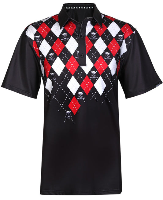 Monster Cool-Stretch Golf Shirt (Black)