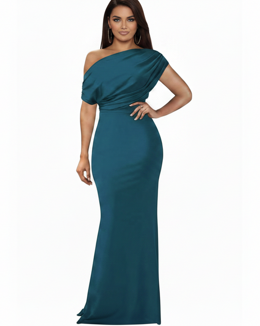 Mermaid Off Shoulder Full Length Dress