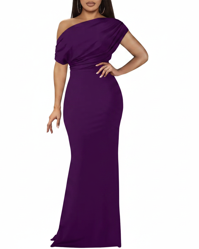 Mermaid Off Shoulder Full Length Dress