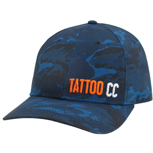 Camo Tattoo CC Performance Golf Hat (Blue)