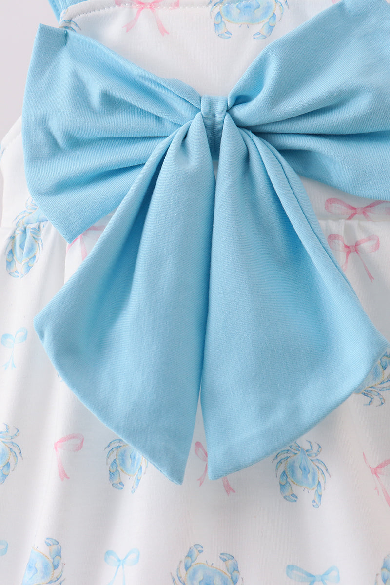 Blue Crab Ruffle Bubble