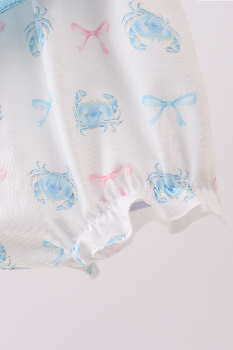Blue Crab Ruffle Bubble