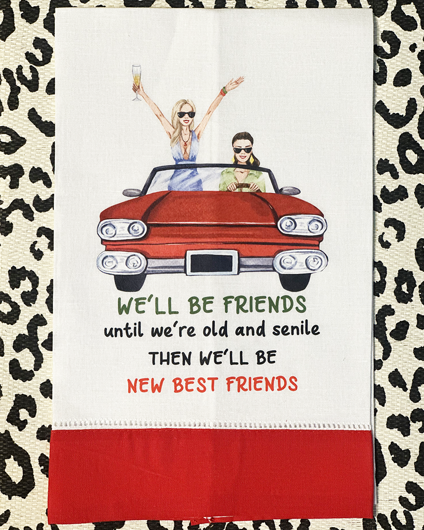 New Best Friends Tea Towel